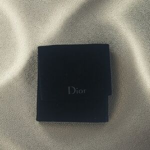 Dior Black Velvet Jewelry Pouch